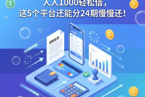 2026必看!学生贷款口子秒下款,人人1000轻松借,这5个平台还能分24期慢慢还