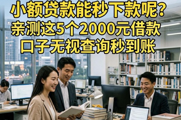 急用钱必看!哪些小额贷款能秒下款呢?亲测这5个2000元借款口子无视查询秒到账