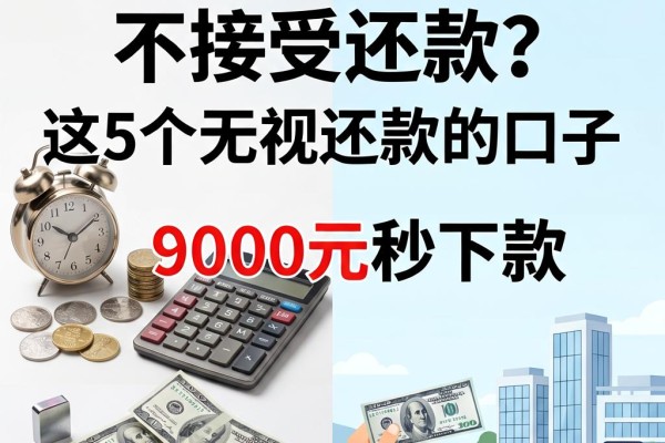 黑户贷款平台不接受还款?这5个无视还款的口子,9000元秒下款流程省心到离谱