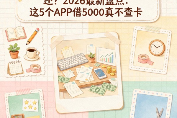 未满18岁怎么借钱不用银行卡还？2026最新盘点：这5个APP借5000真不查卡