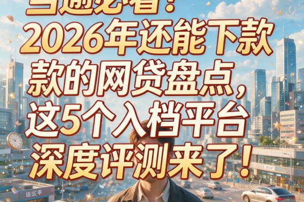 当逾必看！2026年还能下款的网贷盘点，这5个入档平台深度评测来了！
