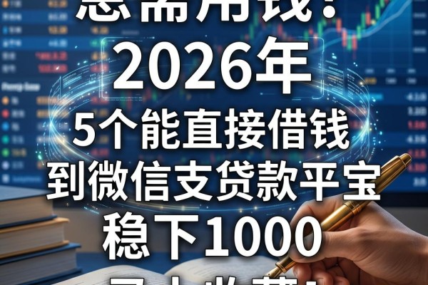 急需用钱?2026年这5个能直接借钱到微信支付宝的贷款平台稳下1000,马上收藏!