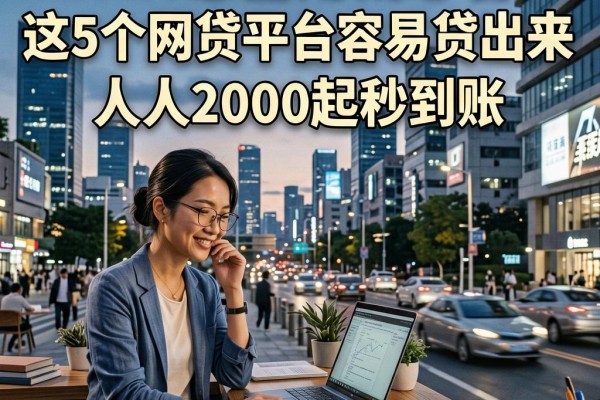 2026急需用钱必看!这5个网贷平台容易贷出来,人人2000起秒到账