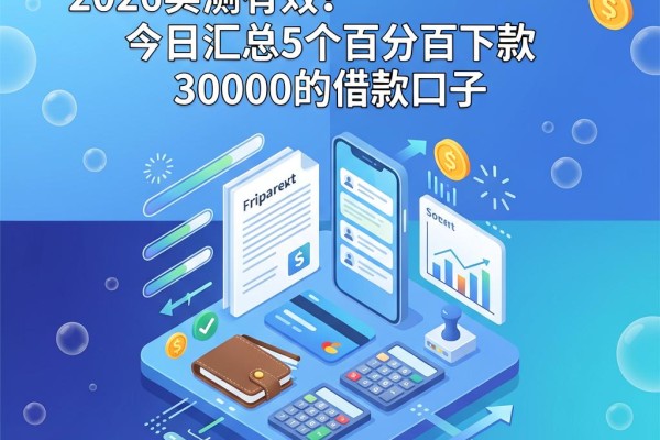 百分百通过的贷款平台2026实测有效!今日汇总5个百分百下款30000的借款口子