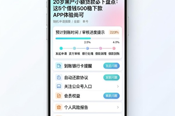 20岁黑户小额贷款必下盘点:这5个借钱500稳下款APP体验尚可