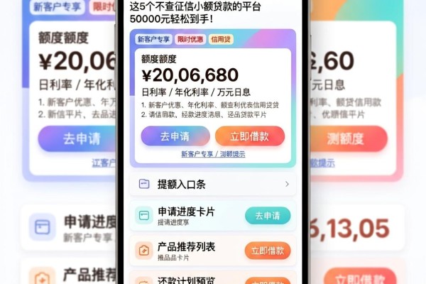 无视征信也能借!4月速申福利,这5个不查征信小额贷款的平台,50000元轻松到手