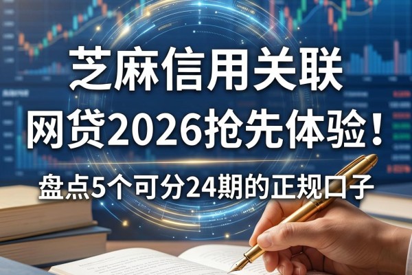 芝麻信用关联的网贷2026抢先体验!盘点5个可分24期的正规口子