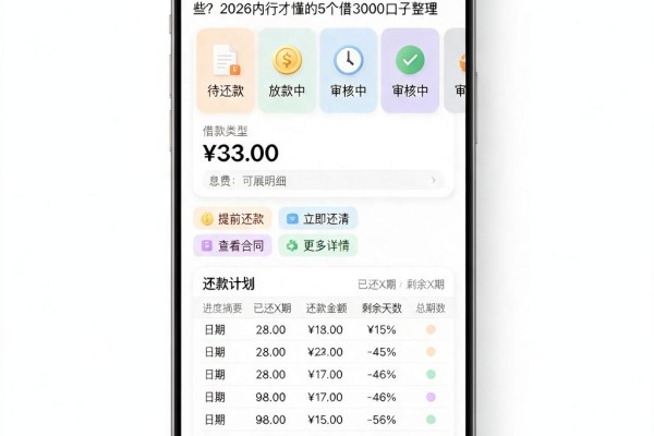急用钱必看!用身份证就能贷款的平台有哪些?2026内行才懂的5个借3000口子整理