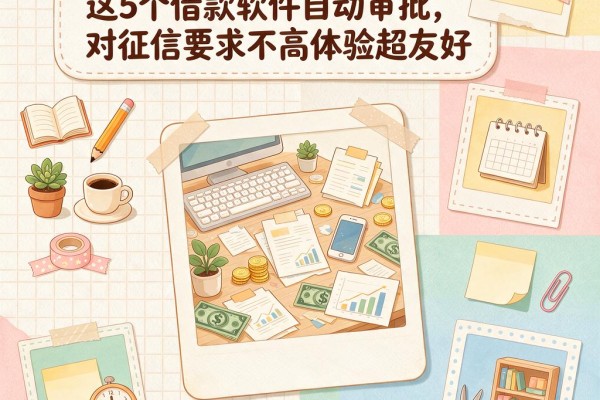 不看征信秒下款！这5个借款软件自动审批，对征信要求不高体验超友好