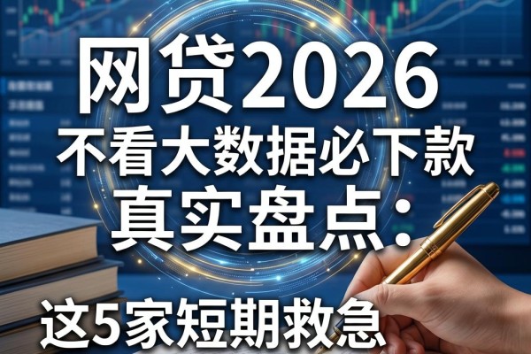 不看大数据必下款的网贷2026真实盘点:这5家短期救急借款平台亲测靠谱