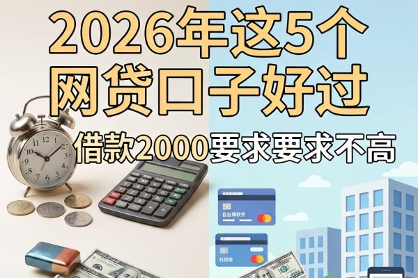 黑户必看！2026年这5个网贷口子好过，借款2000要求不高快申指南