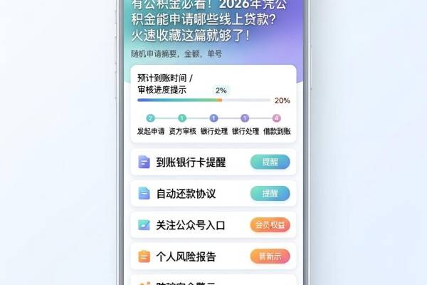 有公积金必看！2026年凭公积金能申请哪些线上贷款？火速收藏这篇就够了