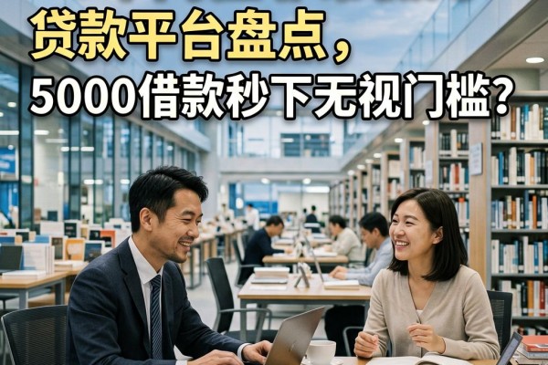 5个门槛非常低的贷款平台盘点,5000借款秒下无视门槛