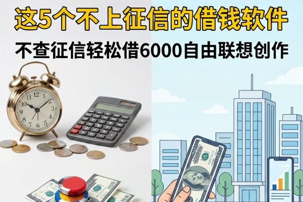 2026急用钱必看！这5个不上征信的借钱软件，不查征信轻松借6000