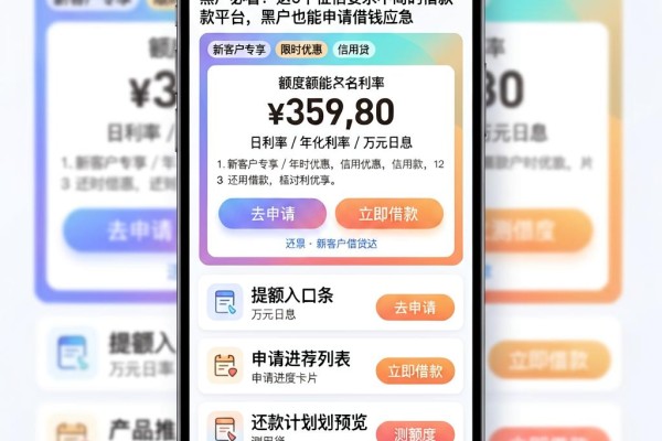 黑户必看!这5个征信要求不高的借款平台,黑户也能申请借钱应急