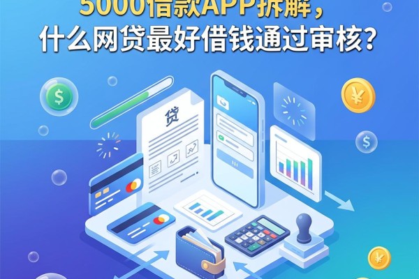 5个审核通过最容易的5000借款APP拆解,什么网贷最好借钱通过审核?