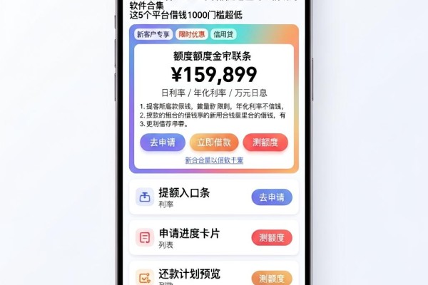急用钱必看!2026不看信用哪里可以借钱的软件合集,这5个平台借钱1000门槛超低