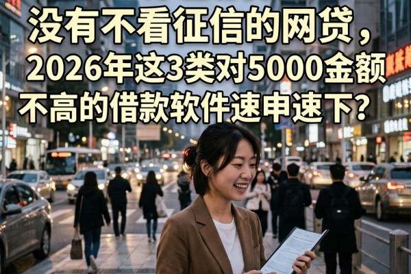 急用钱也别乱点!没有不看征信的网贷,2026年这3类对5000金额要求不高的借款软件速申速下