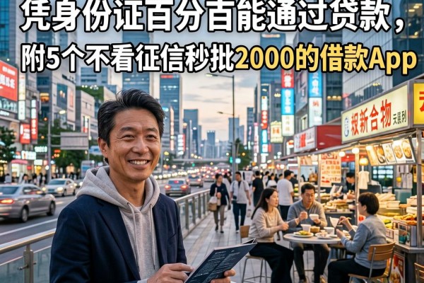 标题:2026年急用钱速看!凭身份证百分百能通过贷款,附5个不看征信秒批2000的借款App
