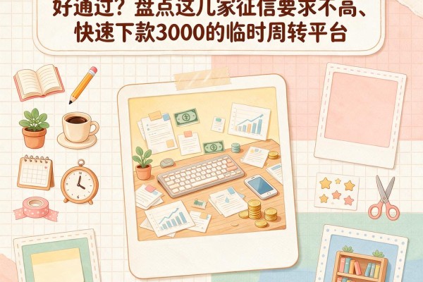 黑户也能过！2025借款软件哪个好通过？盘点这几家征信要求不高、快速下款3000的临时周转平台