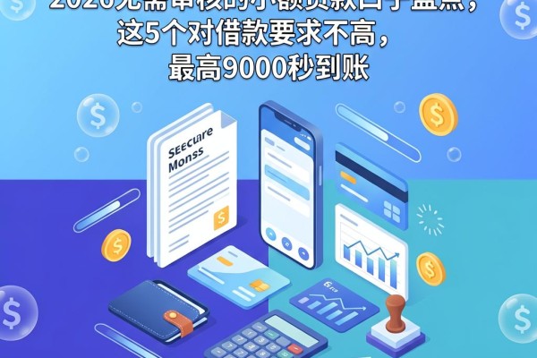 苹果手机用户必看！2026无需审核的小额贷款口子盘点，这5个对借款要求不高，最高9000秒到账