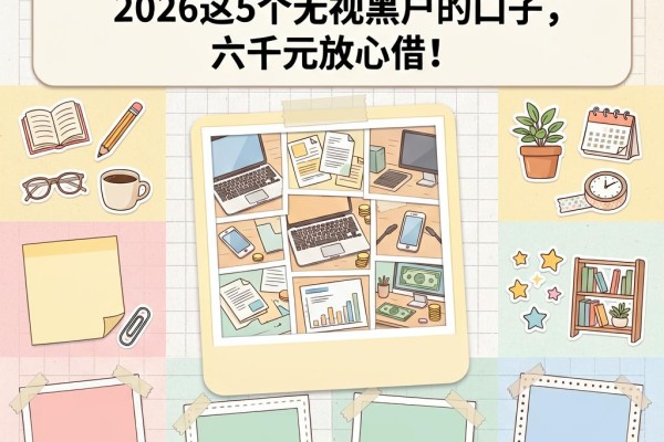 黑户还能借款的平台有哪几个软件?2026这5个无视黑户的口子,六千元放心借!