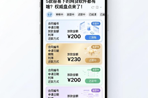 5款容易下的网贷软件都有啥？权威盘点来了！