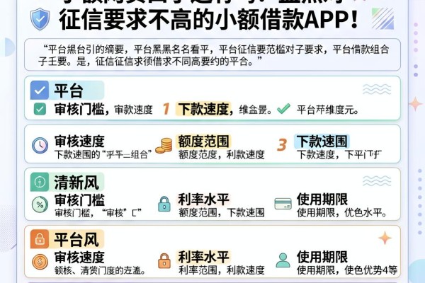 黑户必看！无视黑名单的小额网贷口子还有吗？盘点对征信要求不高的小额借款APP