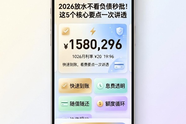2026放水不看负债秒批!这5个核心要点一次讲透