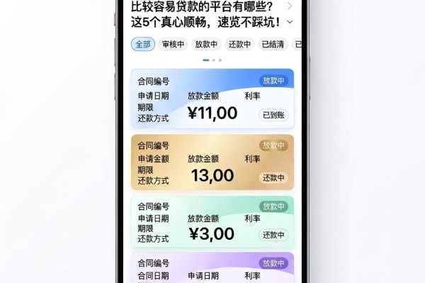 比较容易贷款的平台有哪些？这5个真心顺畅，速览不踩坑！