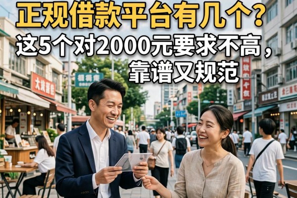 黑户必看！微信上正规借款平台有几个？这5个对2000元要求不高，靠谱又规范