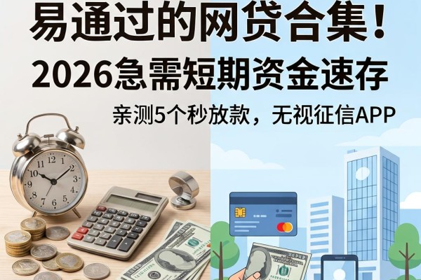 21年无条件易通过的网贷合集!2026急需短期资金速存,亲测5个秒放款、无视征信的借钱APP