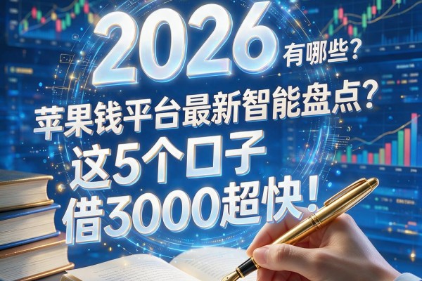 苹果手机借钱平台有哪些？2026最新智能盘点：这5个口子借3000超快！