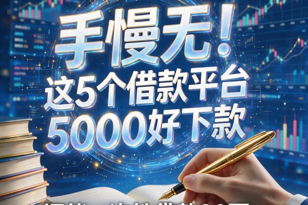 手慢无!这5个借款平台5000好下款,还能一次性贷款20万