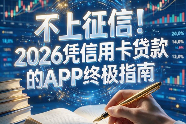 不上征信!2026凭信用卡贷款的APP终极指南,这5个借钱平台连身份证都不用填
