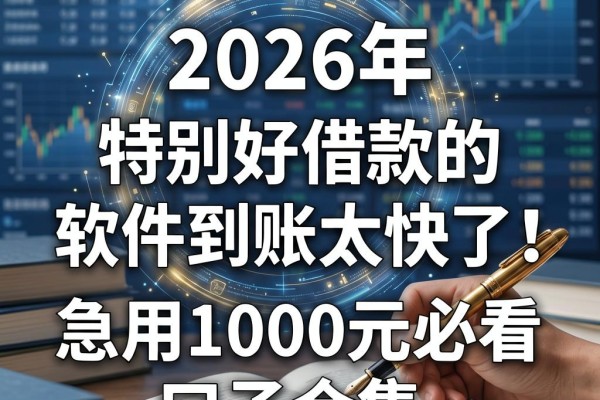 2026年这五个特别好借款的软件到账太快了!急用1000元必看的口子合集