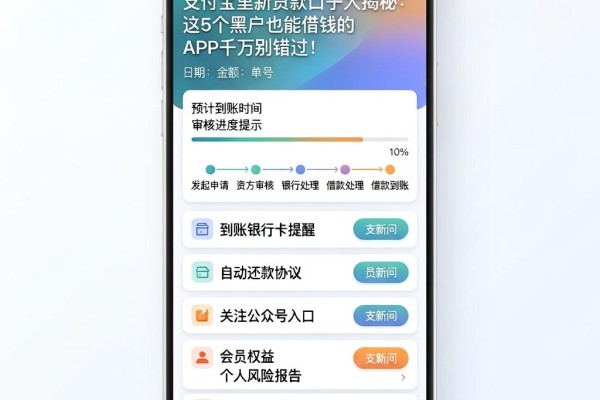 支付宝里新贷款口子大揭秘:这5个黑户也能借钱的APP千万别错过!