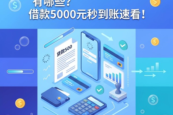 5个必过的小额贷款口子有哪些?借款5000元秒到账速看
