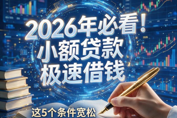 2026年必看!小额贷款极速借钱,这5个条件宽松的小额借款7000口子放心选