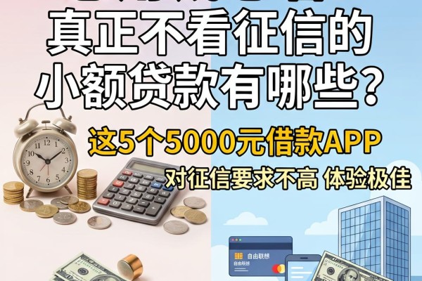 急用钱必看！真正不看征信的小额贷款有哪些？这5个5000元借款APP对征信要求不高体验极佳