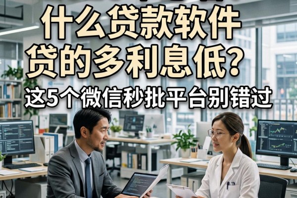 2026年必看！什么贷款软件贷的多利息低？这5个微信秒批平台别错过