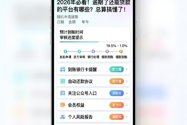 2026年必看!逾期了还能贷款的平台有哪些?总算搞懂了!