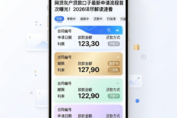 网贷灰户贷款口子最新申请流程首次曝光!2026详尽解读速看