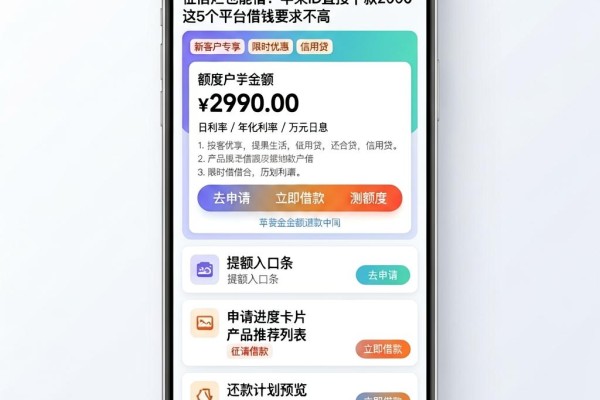 征信黑、征信不好、征信烂也能借！苹果ID直接下款2000，这5个平台借钱要求不高