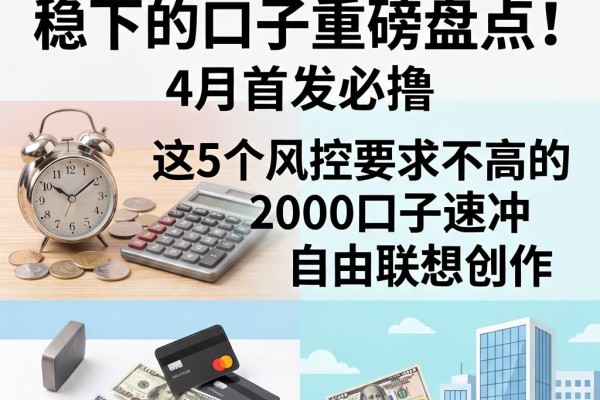 网黑无视风控稳下的口子重磅盘点!4月首发必撸,这5个风控要求不高的2000口子速冲