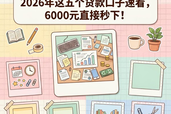 不查征信也能借10000？2026年这五个贷款口子速看，6000元直接秒下！