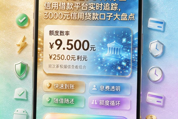 2026年必看！5个大学生信用借款平台实时追踪，3000元信用贷款口子大盘点