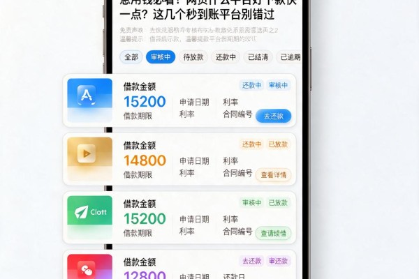 急用钱必看!网贷什么平台好下款快一点?这几个秒到账平台别错过