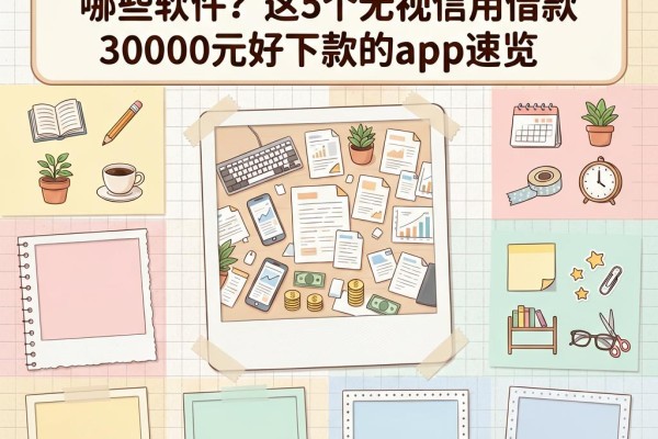2026年必看！不查信用的贷款有哪些软件？这5个无视信用借款30000元好下款的app速览