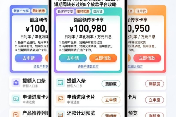 不差征信不差芝麻也能贷！2026年短期周转必过的5个放款平台攻略